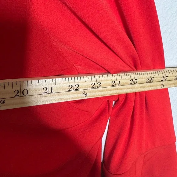 Susan Graver Red Bell Sleeve Boat Neck Top XL Women's - Picture 5 of 7